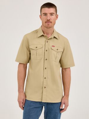 Men's Relaxed Stretch Poplin Shirt