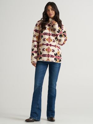 Women's Wrangler Retro® Quarter-Zip Sherpa Pullover