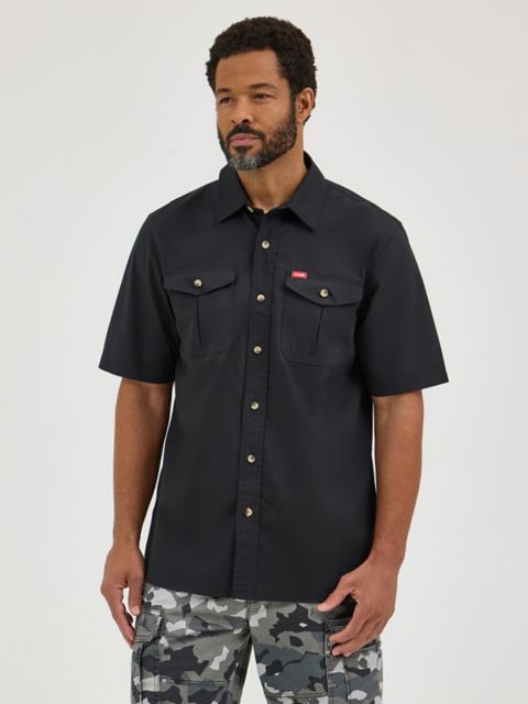Мужские рубашки Wrangler Relaxed Stretch Poplin Shirt