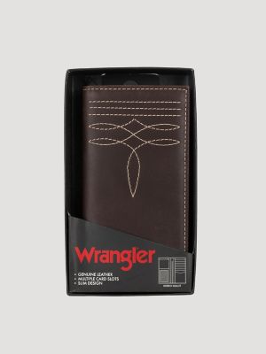 Leather Boot Stitch Rodeo Wallet