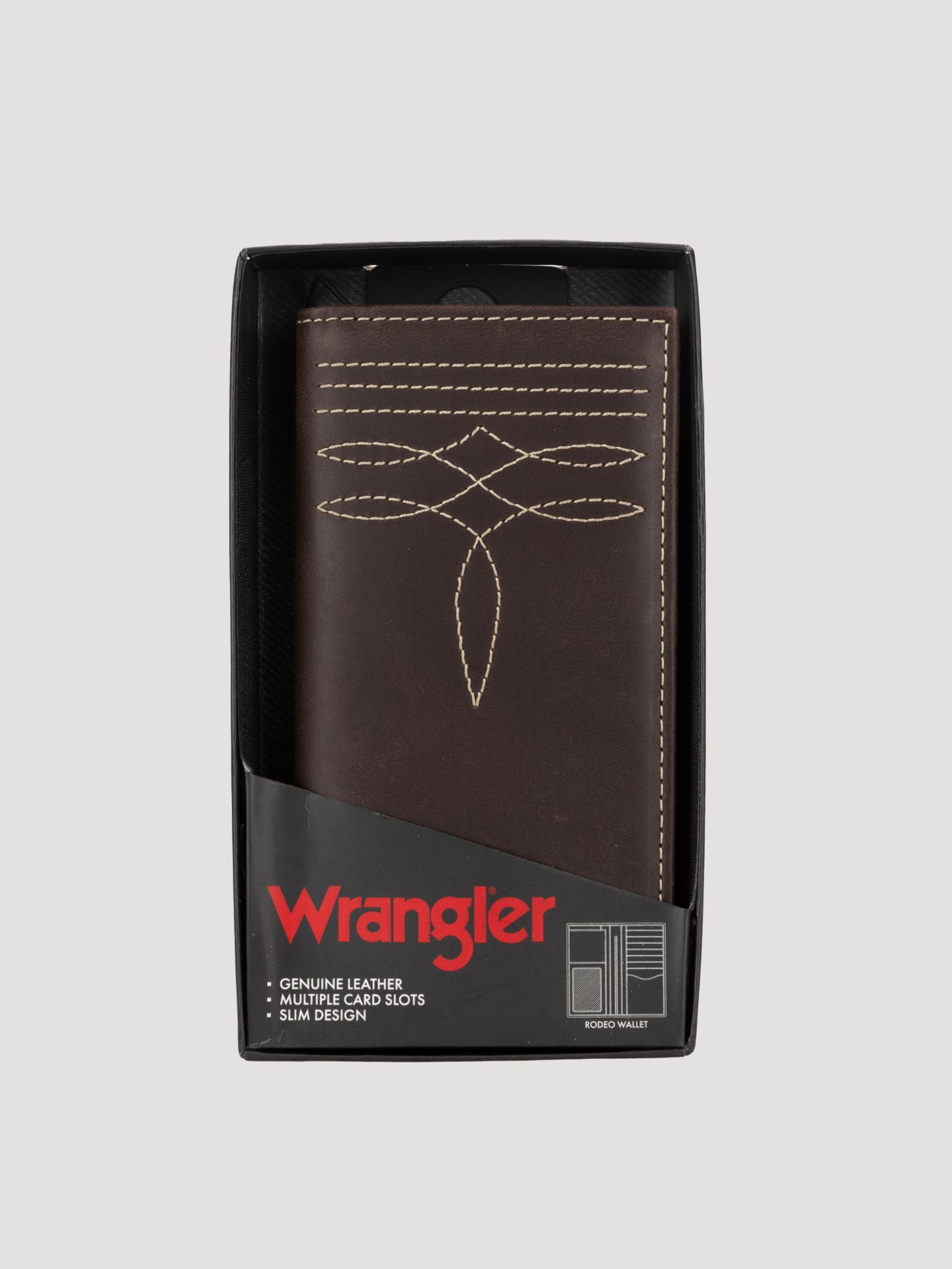 Мужские ботинки Wrangler Leather Boot Stitch Rodeo Wallet, цвет: Коричневый — фото 5