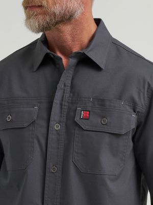 RIGGS WORKWEAR by Wranglar リッグス デニムシャツ Wrangler RIGGS Workwear Denim Long-Sleeve Work Shirt for Men