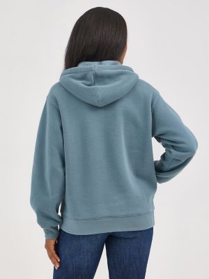 トップス JIMWAG LOGO Hoodie knit outspoken-patches-black-zip-up