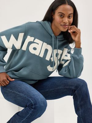 Women's Wrangler Bold Logo Hoodie | TOPS | Wrangler®
