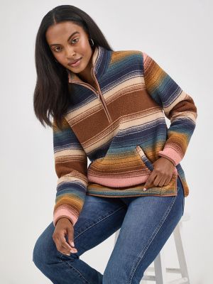 Women's Wrangler Retro® Quarter-Zip Sherpa Pullover