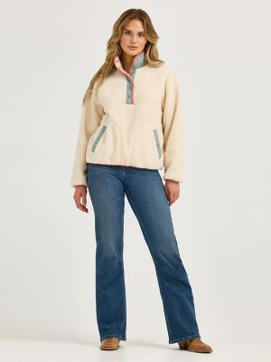 Women's Wrangler Retro® Half-Snap Sherpa Pullover
