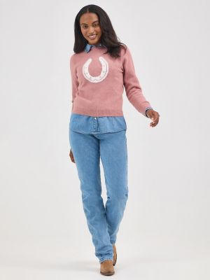 バーニー　ジョーズ Women's Wrangler Retro® Horseshoe Sweater