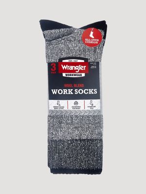 Men's Wool Blend Sock in Black