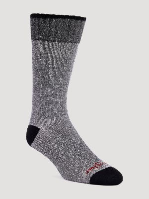 Men's Wool Blend Sock in Black