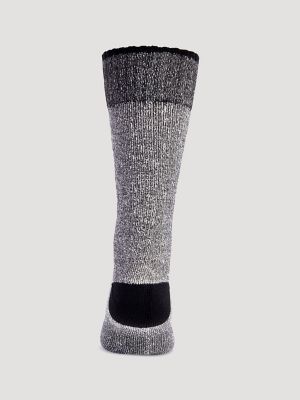 Men's Wool Blend Sock in Black