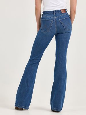 Women's Wrangler Bespoke High Rise Flare Jean in Elsie