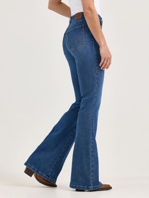 Women's Wrangler Bespoke High Rise Flare Jean in Elsie