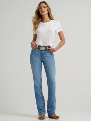 Women's High Rise Rodeo Bootcut Wrangler Riding Jean