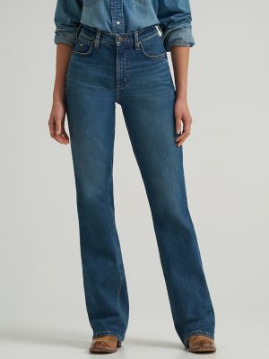 Women's High Rise Skylar Relaxed Bootcut Wrangler Riding Jean