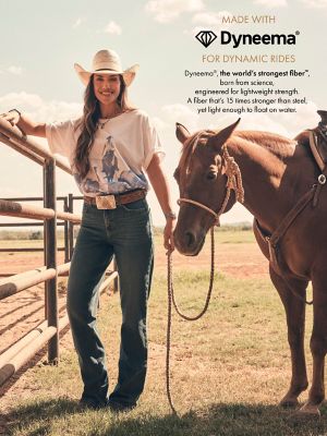 Women's High Rise Skylar Relaxed Bootcut Wrangler Riding Jean