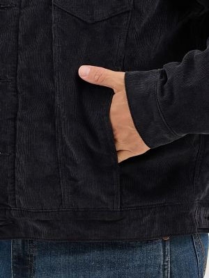 ＦＩＧＨＴＥＲＳｘＷｒａｎｇｌｅｒ　ＣＯＲＤＵＲＯＹ　ＷＲＡＮＧＥ　ＣＯＡＴ Wrangler Corduroy Sherpa Wrange Jacket Trucker Navy Blue