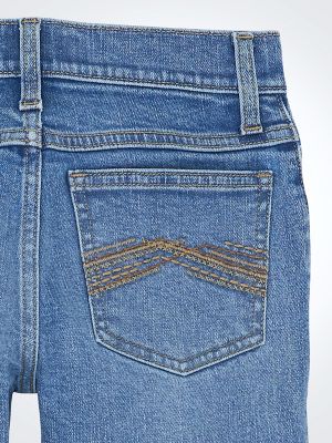 Boy's Wrangler® 20X® No. 42 Vintage Bootcut Slim Fit Jean (4-20)