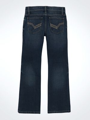 Boy's Wrangler® 20X® No. 42 Vintage Bootcut Slim Fit Jean (4-20) in Caleb