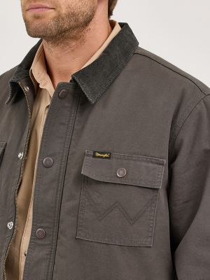 Men's Western Lined Zip Front Barn Coat