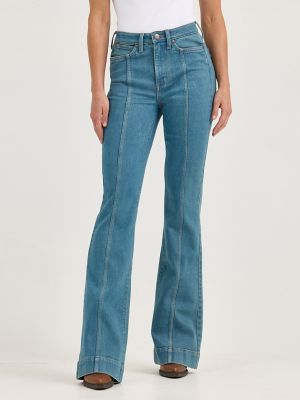 Women's Wrangler Retro® Bailey High Rise Pintuck Trouser Jean in Brooklyn