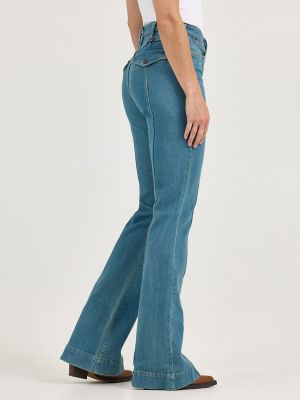 Women's Wrangler Retro® Bailey High Rise Pintuck Trouser Jean in Brooklyn