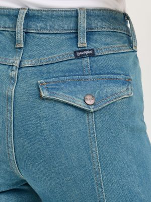 Women's Wrangler Retro® Bailey High Rise Pintuck Trouser Jean in Brooklyn alternative view 5