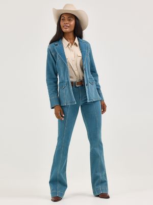 Women's Wrangler Retro® Bailey High Rise Pintuck Trouser Jean
