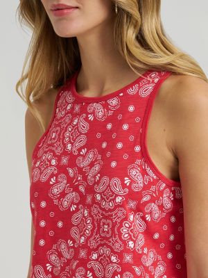 Women's Wrangler Allover Bandana Print Tank