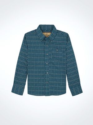 Boy's Classic Button-Down Print Shirt | BOYS | Wrangler®