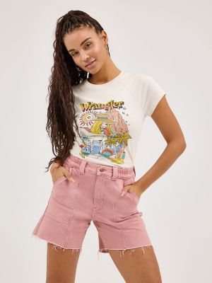 Women's High Rise Carpenter Short in Sunset alternative view 4