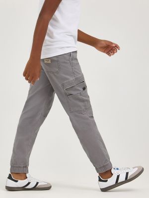Boy's Wrangler&reg; Free To Stretch Gamer Cargo Pant (8-16) in Gunmetal alternative view 2