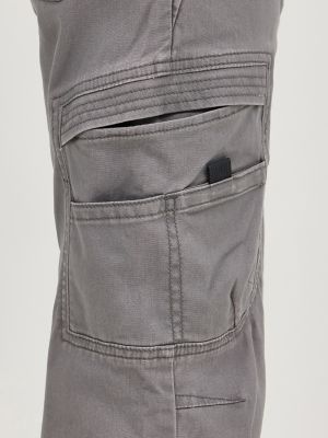 Boy's Wrangler&reg; Free To Stretch Gamer Cargo Pant (8-16) in Gunmetal alternative view 4