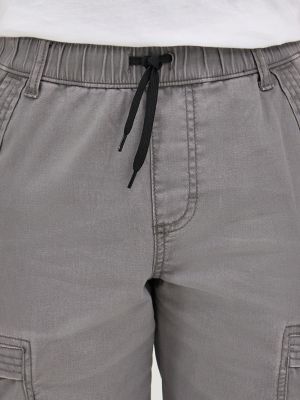 Boy's Wrangler&reg; Free To Stretch Gamer Cargo Pant (8-16) in Gunmetal alternative view 5