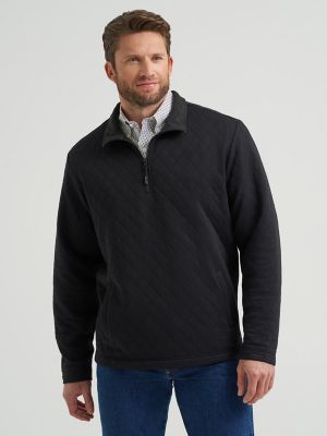 Men's George Strait Quarter-Zip Quilted Pullover