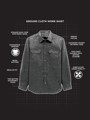 Wrangler&reg; RIGGS Workwear&reg; Ground Cloth Denim Work Shirt