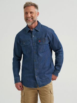 Wrangler® RIGGS Workwear® Ground Cloth Denim Work Shirt