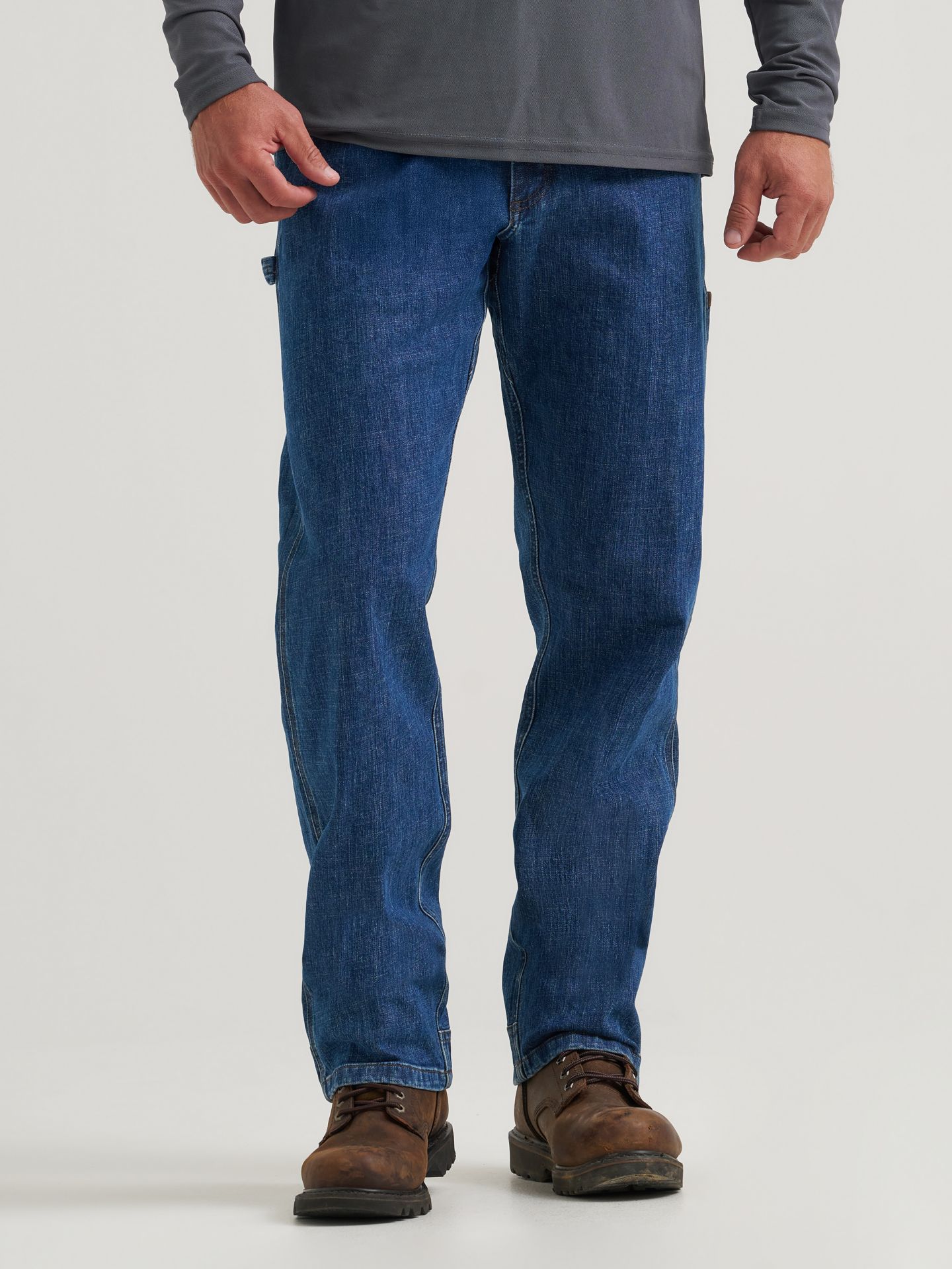 Мужские джинсы Wrangler Workwear Excavator, цвет: Midwash — фото 2