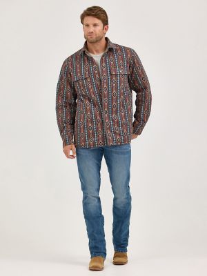 Men's Reversible Quilted Shirt Jacket | NEW & FEATURED