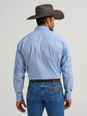 Wrangler&reg; George Strait&trade; Troubadour Long Sleeve Western Snap Shirt