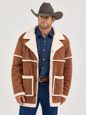 Men's Wrangler Sherpa Contrast Cowboy Jacket
