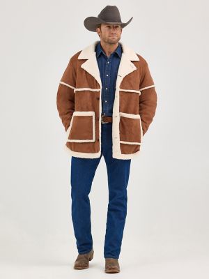 Men's Wrangler Sherpa Contrast Cowboy Jacket