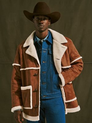 Men's Wrangler Sherpa Contrast Cowboy Jacket