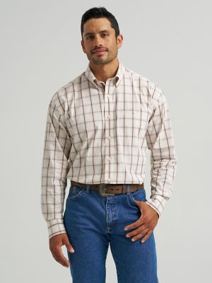Wrangler® George Strait™ Long Sleeve Button Down One Pocket Shirt