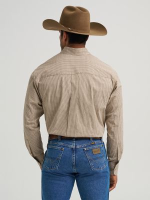 Wrangler® George Strait™ Long Sleeve Button Down One Pocket Shirt