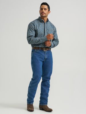 Wrangler® George Strait™ Long Sleeve Button Down One Pocket Shirt
