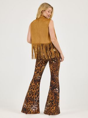 Wrangler x Lainey Wilson Festival Fringe Vest in Bone Brown alternative view 6