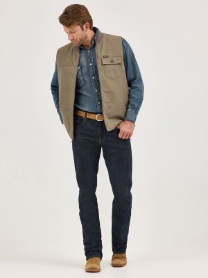 Men's Wrangler Quilt Lined Rancher Vest | NEW & FEATURED