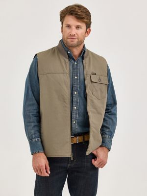 CresentDownWorks Vest【L】 Men's Wrangler Quilt Lined Rancher Vest | NEW & FEATURED