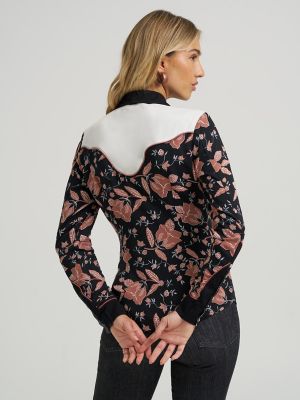 Wrangler x Lainey Wilson Folk Print Western Snap Shirt | Lainey