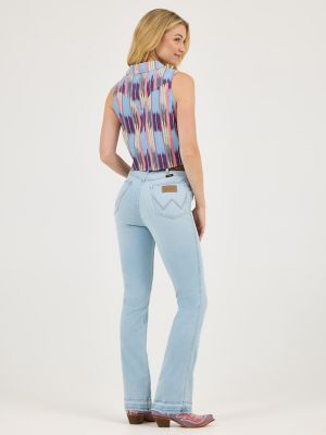 Wrangler x Lainey Wilson Sleeveless Tie Front Checotah Shirt in Summer Checotah alternative view 2
